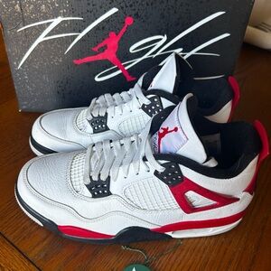 Authentic (StockX verified) Air Jordan 4 Retro in Red Cement Men’s sz8